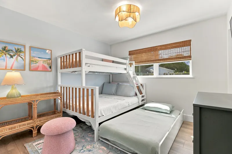 Bunk room with trundle